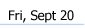 Fri, Sep 20