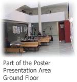 Poster area inside the GeoMath-Building