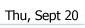 Thu, Sep 20